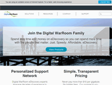 Tablet Screenshot of digitalwarroom.com